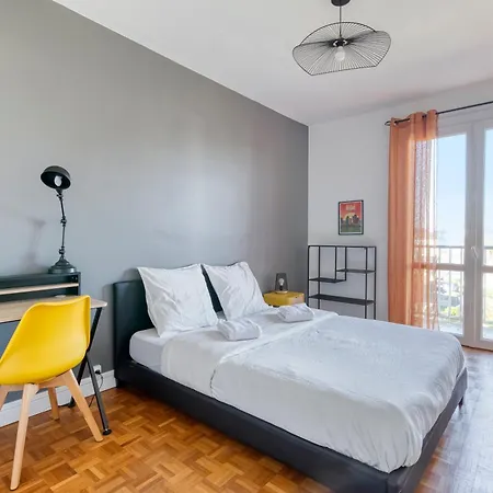 Appartement Parenthèse Chic&spacieuse à - 4 Chambre, Balcon, Calme&parking Gratuit Angers