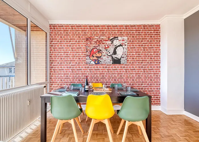 Ps4 Pour Longs Sejours - Parenthese Chic & Spacieuse A Angers - 4 Chambres, Balcon, Parking Gratuit 公寓 *